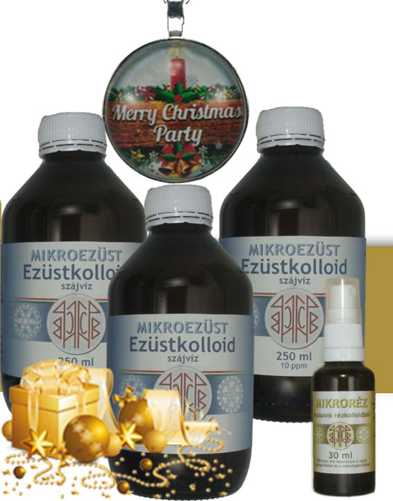 Ezüstkolloid Karácsonyi trió Ezüstkolloid